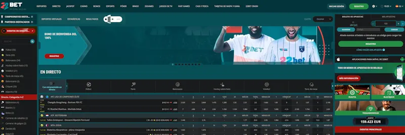 22Bet — casino online con más de 3.000 juegos disponibles