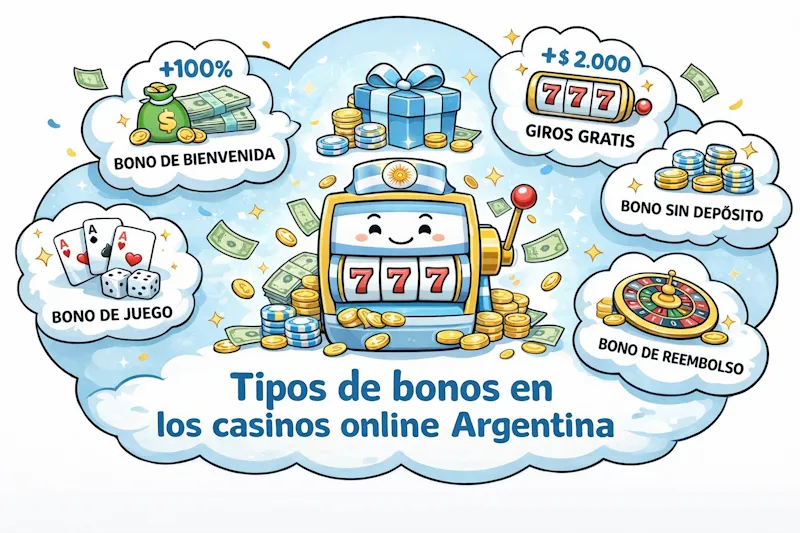 Tipos de bonos en los casinos online argentina: cuáles convienen y cuáles no