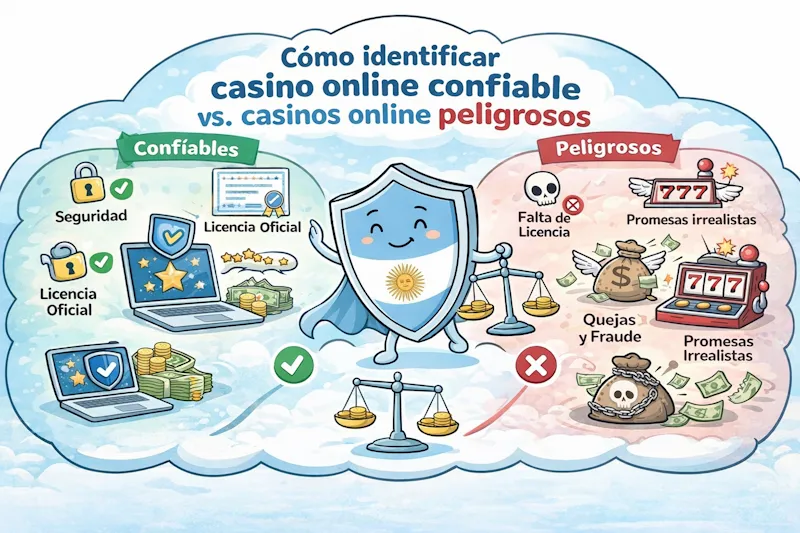 Matriz de riesgo: cómo identificar casinos online confiables vs. peligrosos
