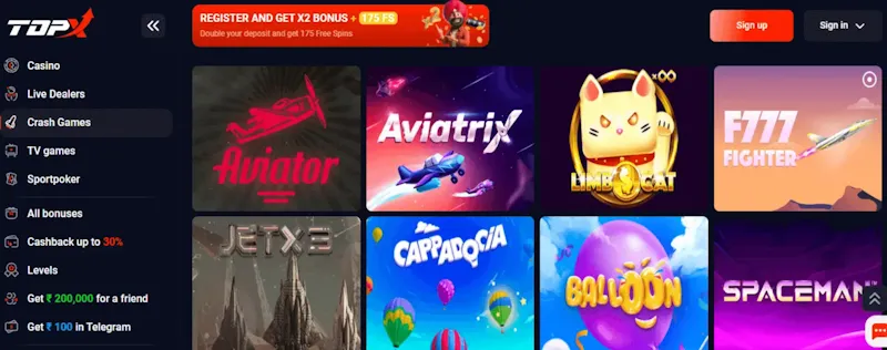 TopX — casino online con mayor crecimiento en 2026