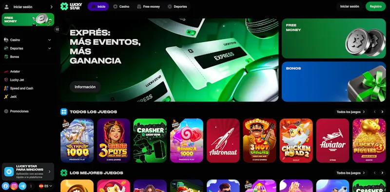 Lucky Star — casino online nuevo con 10.000+ juegos