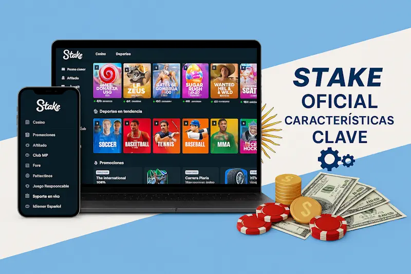 Stake tabla detallada de características de Stake en Argentina