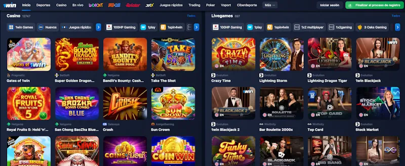 casino 1win argentina