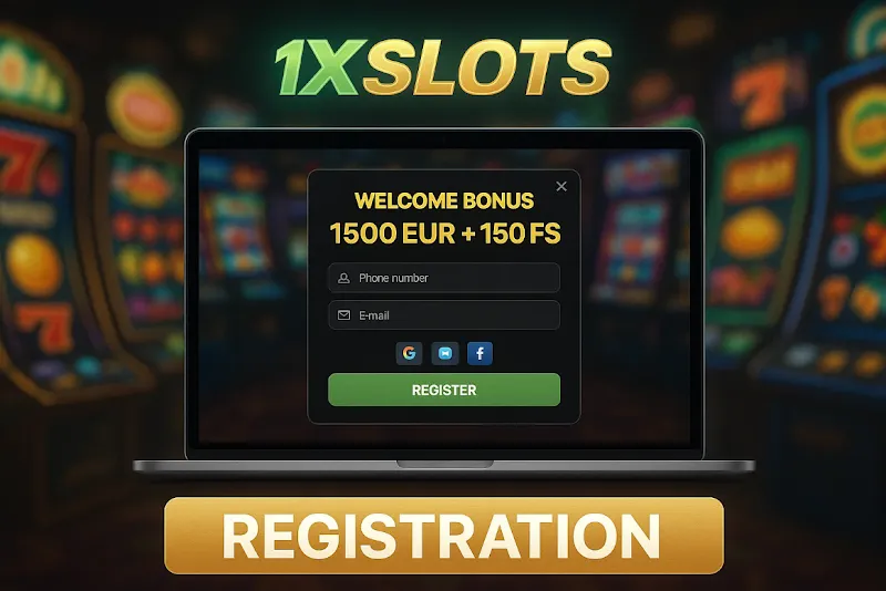 Registro y verificación en 1xSlots